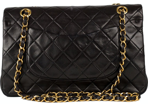 Chanel Lambskin Flap Bag Black