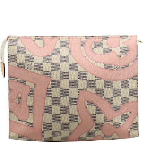 LV Toiletry Pouch 26 Damier Azur Canvas