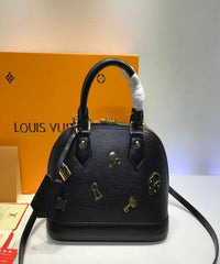 LV Alma BB Epi Leather Love Lock Edition Black