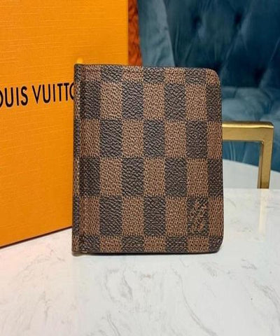 LV Pince Wallet Damier Ebene Brown