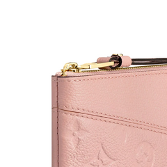 LV Daily Pouch Monogram Empreinte Rose Poudre