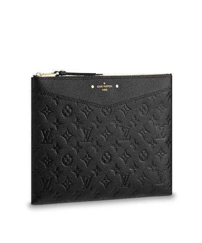 LV Daily Pouch Monogram Empreinte Black