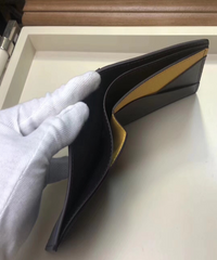 LV Patchwork Multiple Wallet Epi Leather Blue