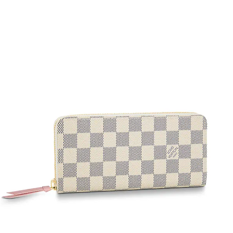 LV Zippy Wallet Damier Azur