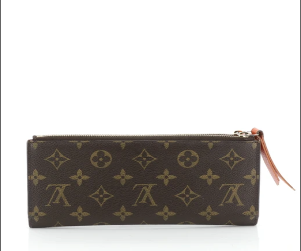 LV Adele Wallet Monogram Canvas Orange