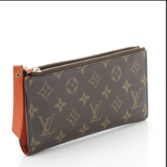 LV Adele Wallet Monogram Canvas Orange