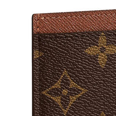 LV Zipped Card Holder Monogram Brown