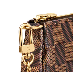 LV Mini Pochette Accessoires Damier Ebene