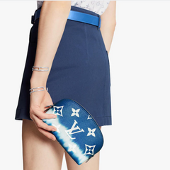 LV Escale Pochette Cosmetique Bleu