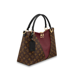 LV V Tote MM Monogram Bordeaux