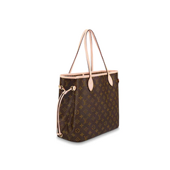 LV Neverfull MM Monogram Beige
