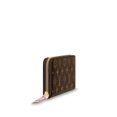 LV Clemence Wallet Monogram Rose Ballerine