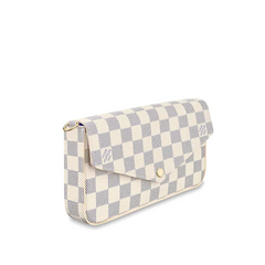 LV Pochette Felicie Damier Azur Canvas