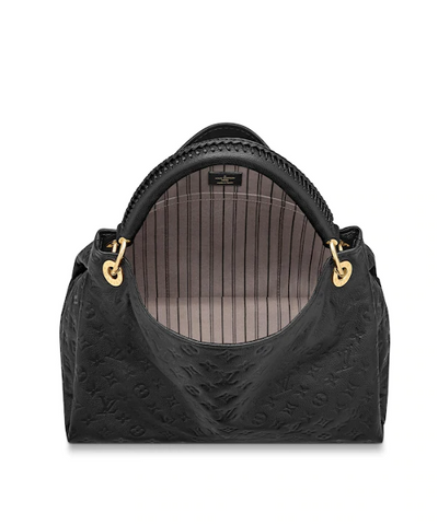 LV Artsy MM Monogram Empreinte Leather Noir