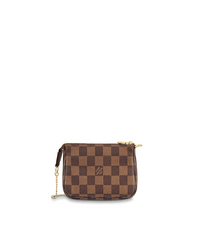 LV Mini Pochette Accessoires Damier Ebene