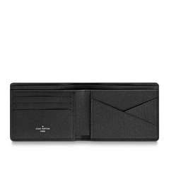LV Multiple Wallet Taiga Leather Noir