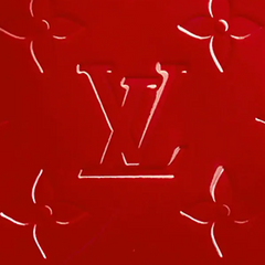 LV Cosmetic Pouch Monogram Vernis Leather Cherry