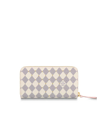 LV Clemence Wallet Damier Azur Canvas Rose Ballerine