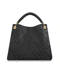 lv artsy mm monogram empreinte leather black
