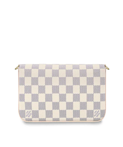 LV Pochette Felicie Damier Azur Canvas