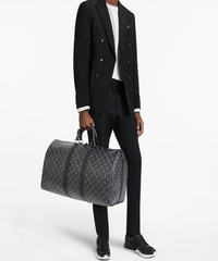 LV Keepall Bandouliere 55 Monogram Eclipse