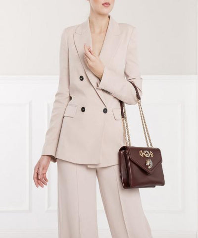 Gucci Rajah Medium Shoulder Bag Brown