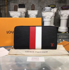 LV Zippy Wallet Epi Stripes special edition Noir