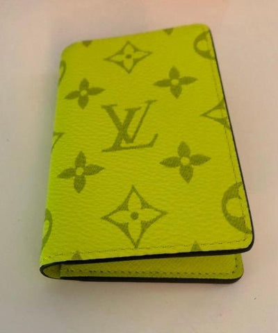 LV Pocket Organiser Taiga Monogram Jaune