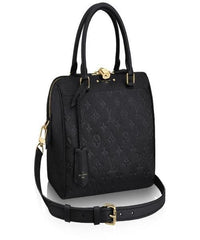 LV Speedy Bandouliere 30 Monogram Empreinte Leather Noir