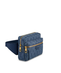 LV Outdoor Bumbag Denim Fabric Monogram Navy