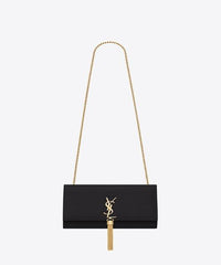Saint Laurent Kate Medium Tassel Black Velvet