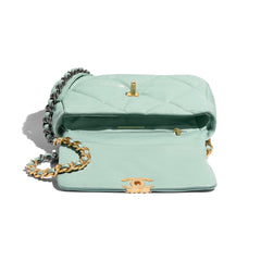 Chanel 19 Maxi Flap Bag Sky Blue