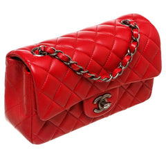 Chanel Classic Medium Handbag Red
