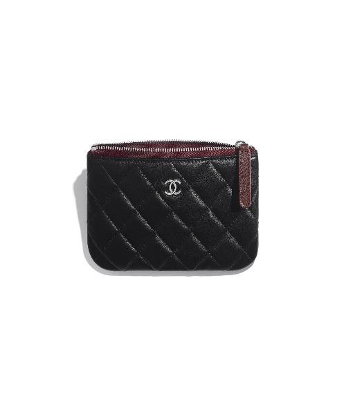 Chanel 19 Zipped Coin Purse Black