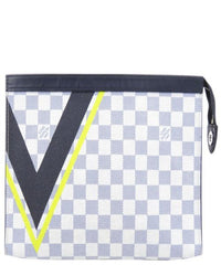 LV Pochette Voyage MM Damier Azur Canvas
