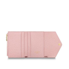 LV Zoé Wallet Damier Azur Eau de Rose Pink