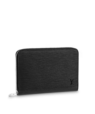 LV Zippy Organizer Epi Leather Black