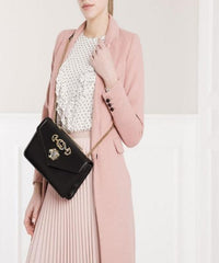 Gucci Rajah Medium Shoulder Bag Black