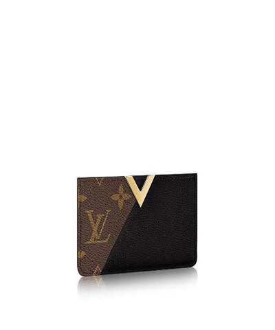 LV Monogram Canvas And Leather Kimono Wallet Black
