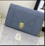 Diorama Calfskin Clutch Gris