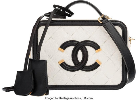 Chanel Small Vanity Case White