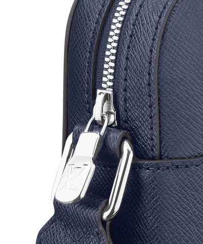 LV Pochette Grigori Cowhide Leather Dark Blue