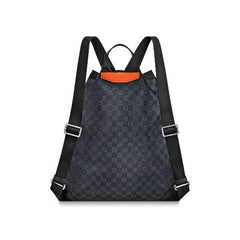 LV Drawstring Backpack Damier Colbat Race