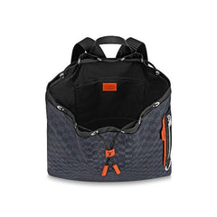 LV Drawstring Backpack Damier Colbat Race