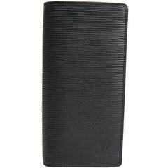 LV Circle signature Brazza Wallet Epi Leather Noir