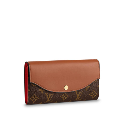 LV Sarah Tuileres Wallet Monogram Marron