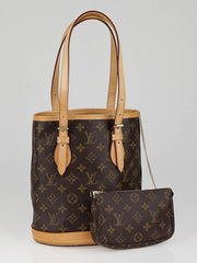 LV Petit Bucket Monogram Canvas