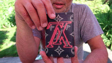 LV Pocket Organizer Monogram Upside Down Canvas