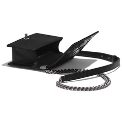 Chanel Le Boy Wallet On Chain – WOC Black Chevron Lambskin