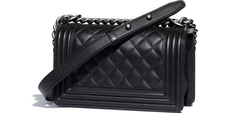 Small Boy Chanel Handbag Black-Ruthenium